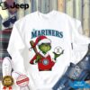 MLB Seattle Mariners Logo Baseball Grinch Christmas T Shirt