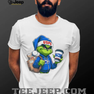 Grinch Shipping USPS Merry Christmas Shirt