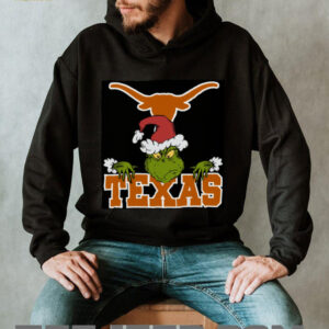 Grinch Texas Longhorns Logo Christmas T Shirt