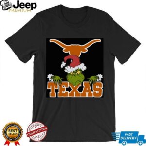 Grinch Texas Longhorns Logo Christmas T Shirt