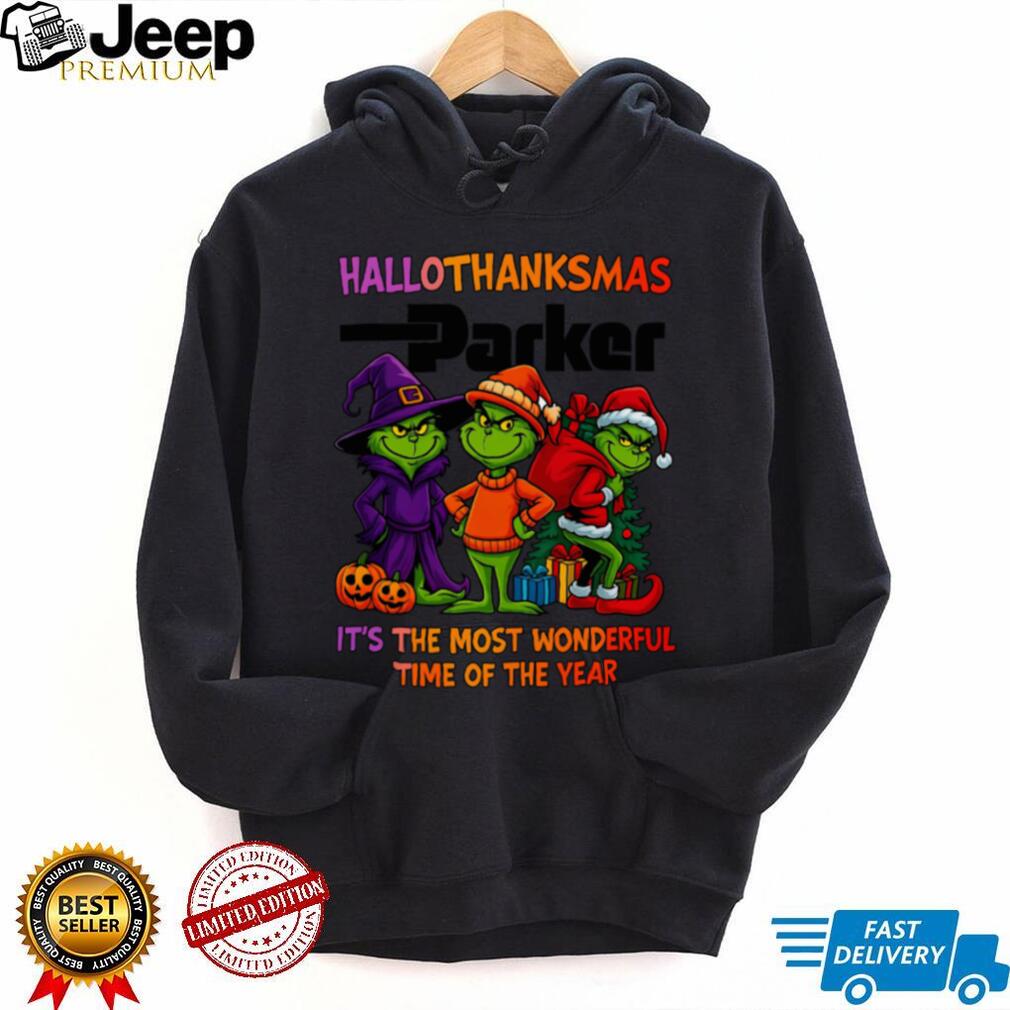 Grinch X Parker Hannifin It’s The Most Wonderful Time Of The Year Happy Hallothanksmas T Shirt Grinch X Parker Hannifin It’s The Most Wonderful Time Of The Year Happy Hallothanksmas T Shirt