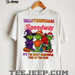 Grinch X Speedway It’s The Most Wonderful Time Of The Year Happy Hallothanksmas T Shirt