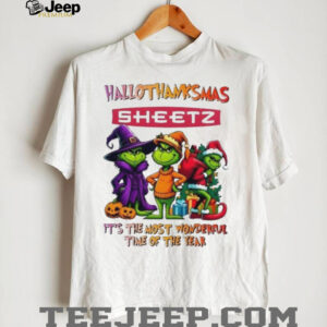 Grinch x Sheetz happy HalloThanksMas it’s the most wonderful time of the year shirt