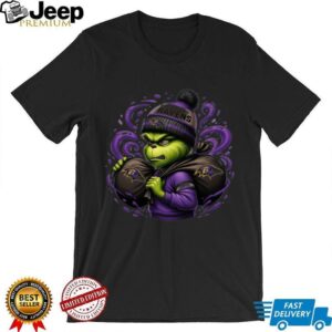 Grinchy Ravens Fan Tee