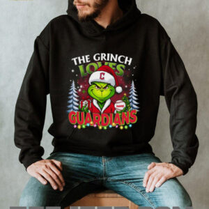 Guardians Grinch Tee – Custom Christmas Family Shirt – MLB Holiday Gift with Characters