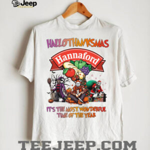 Hallothanksmas Horror Movies Shirt Hannaford Holiday Halloween Christmas Tee