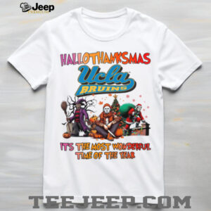 Halloween Thanksgiving Christmas Shirt Horror Movies X UCLA Bruins Hallothanksmas Tee
