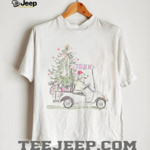 Hand drawing Dog with Christmas Tree Christmas 2025 shirt