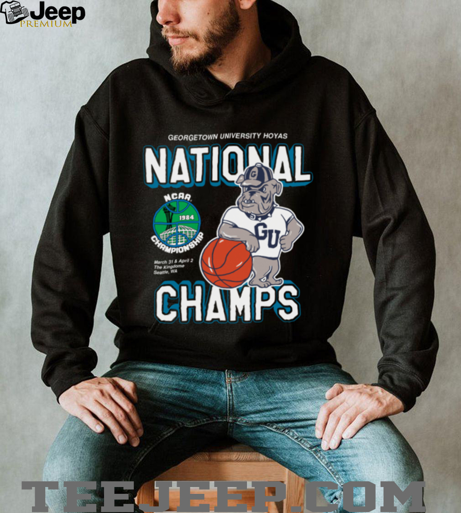 Homefield Apparel Georgetown Basketball 1984 National Championship T Shirt Homefield Apparel Georgetown Basketball 1984 National Championship T Shirt