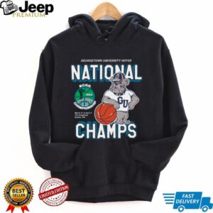 Homefield Apparel Georgetown Basketball 1984 National Championship T Shirt