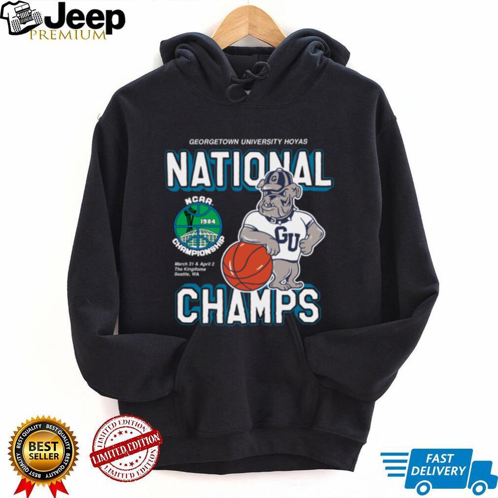 Homefield Apparel Georgetown Basketball 1984 National Championship T Shirt Homefield Apparel Georgetown Basketball 1984 National Championship T Shirt