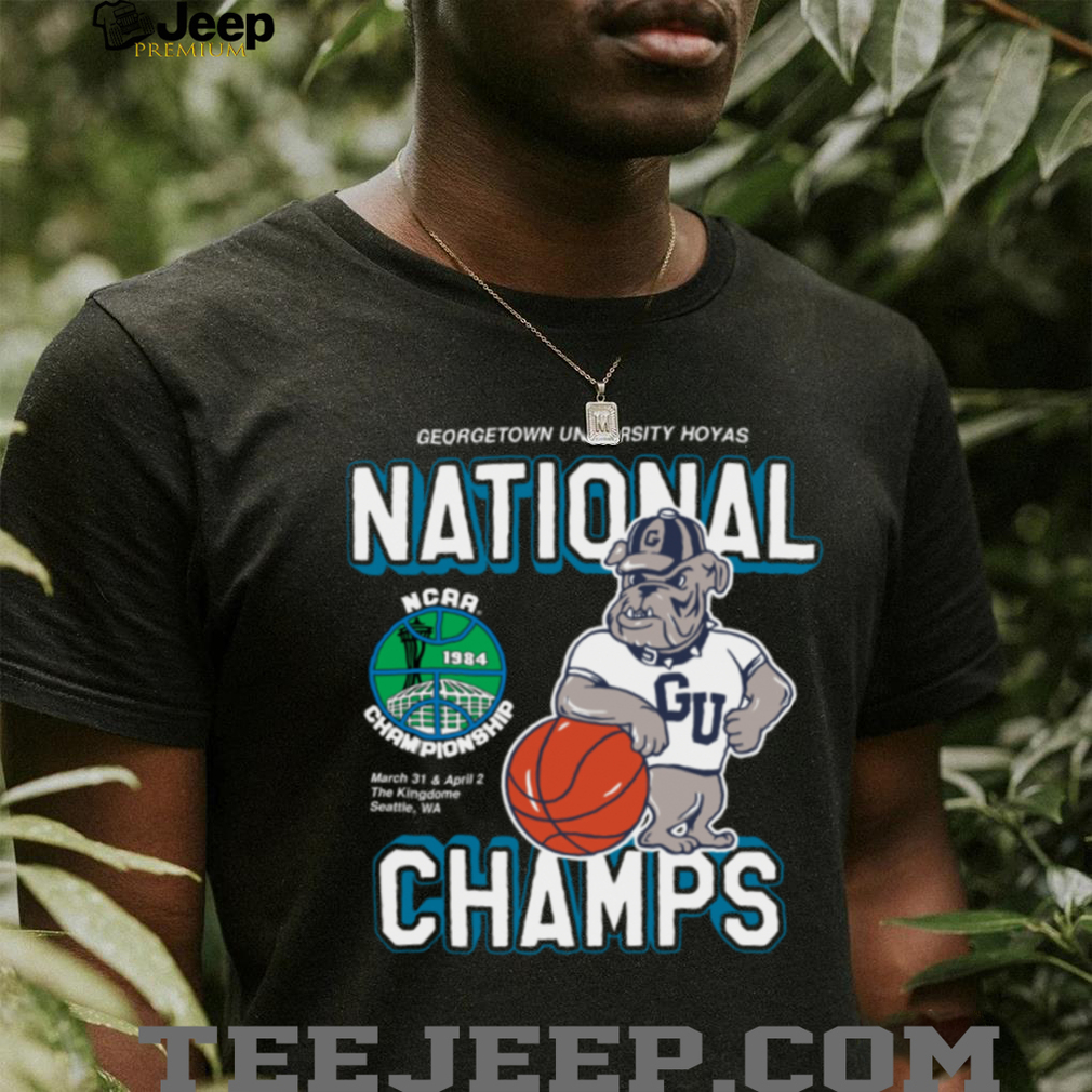 Homefield Apparel Georgetown Basketball 1984 National Championship T Shirt Homefield Apparel Georgetown Basketball 1984 National Championship T Shirt