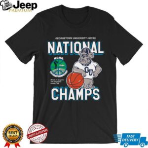 Homefield Apparel Georgetown Basketball 1984 National Championship T Shirt