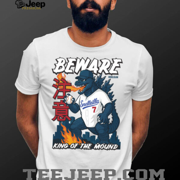 Hooligan LA Snellzilla Beware King Of The Mound TShirt