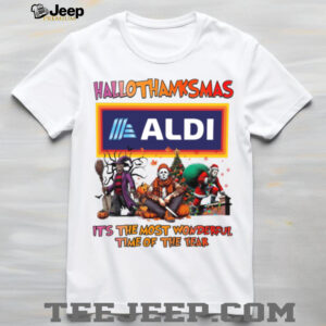 Horror Movies Aldi Hallothanksmas It’s The Most Wonderful Time T Shirt