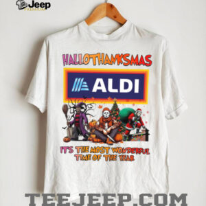 Horror Movies Aldi Hallothanksmas It’s The Most Wonderful Time T Shirt