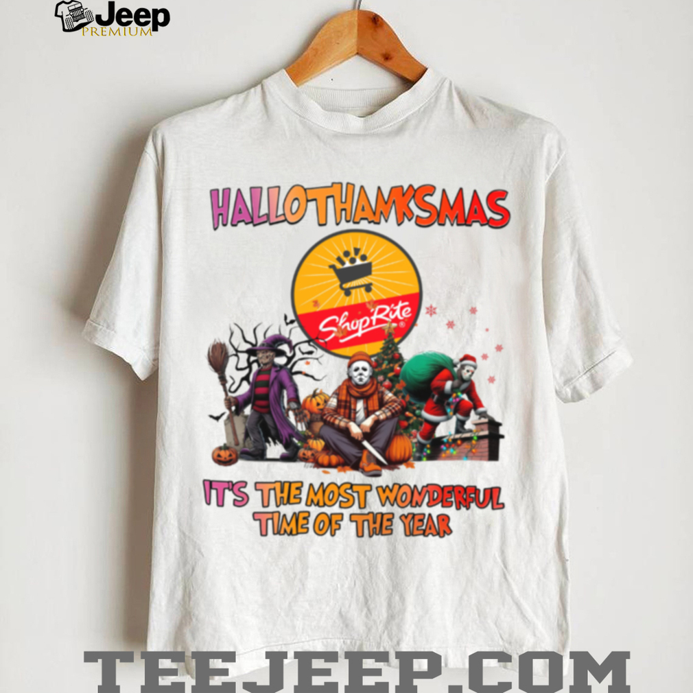 Horror Movies Shop Rite Hallothanksmas It’s The Most Wonderful Time T Shirt Horror Movies Shop Rite Hallothanksmas It’s The Most Wonderful Time T Shirt