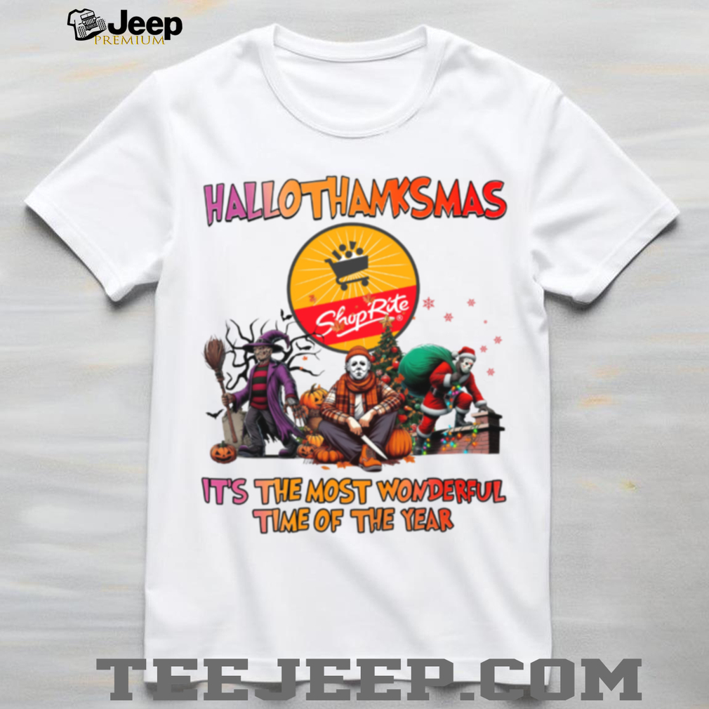 Horror Movies Shop Rite Hallothanksmas It’s The Most Wonderful Time T Shirt Horror Movies Shop Rite Hallothanksmas It’s The Most Wonderful Time T Shirt