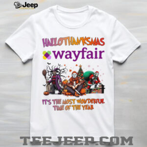 Horror Movies Wayfair Hallothanksmas It’s The Most Wonderful Time T Shirt