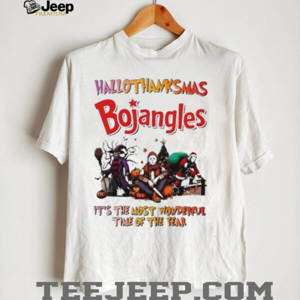 Horror Movies x Bojangles happy HalloThanksMas it’s the most wonderful time of the year shirt
