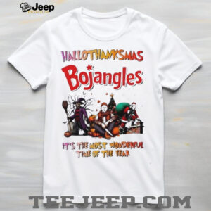 Horror Movies x Bojangles happy HalloThanksMas it’s the most wonderful time of the year shirt