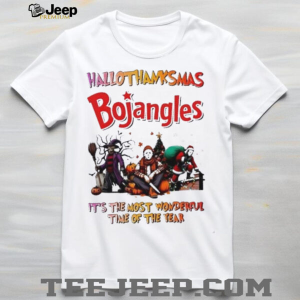 Horror Movies x Bojangles happy HalloThanksMas it’s the most wonderful time of the year shirt