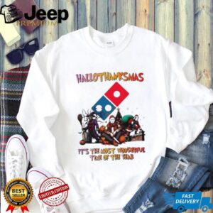 Horror Movies x Domino’s Pizza happy HalloThanksMas it’s the most wonderful time of the year shirt