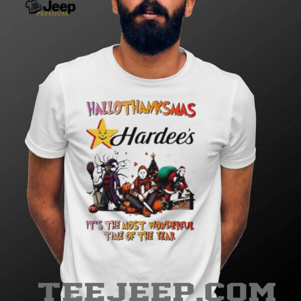 Horror Movies x Hardee’s happy HalloThanksMas it’s the most wonderful time of the year shirt