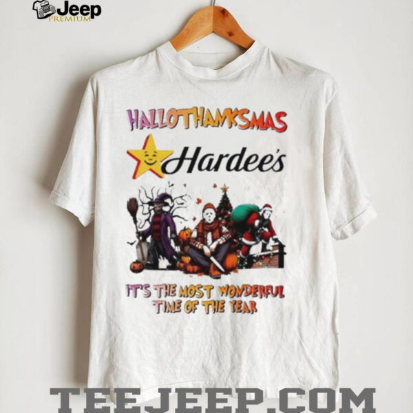 Horror Movies x Hardee’s happy HalloThanksMas it’s the most wonderful time of the year shirt