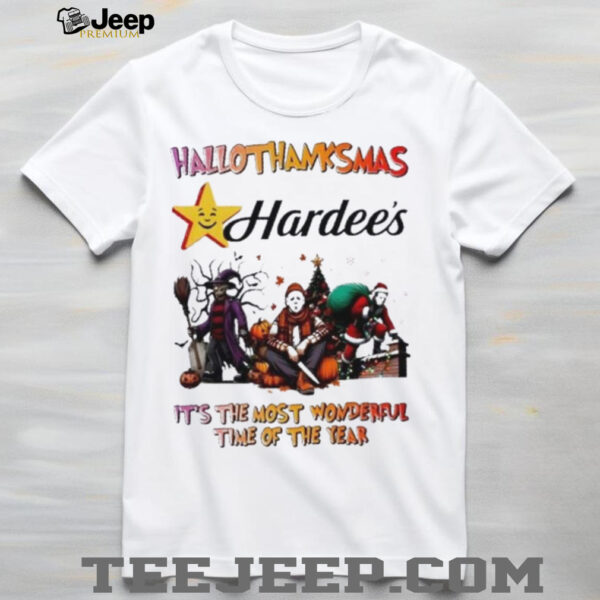 Horror Movies x Hardee’s happy HalloThanksMas it’s the most wonderful time of the year shirt