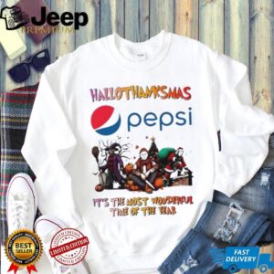 Horror Movies x Pepsi happy HalloThanksMas it’s the most wonderful time of the year shirt