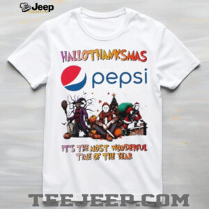 Horror Movies x Pepsi happy HalloThanksMas it’s the most wonderful time of the year shirt