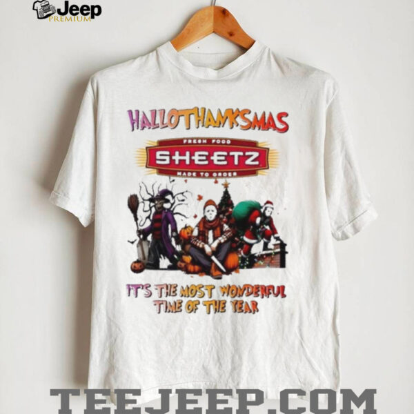 Horror Movies x Sheetz happy HalloThanksMas it’s the most wonderful time of the year shirt