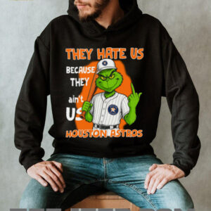 Houston Astros Grinch T Shirt They Hate Us Because They Ain’t Us Funny Christmas Tee