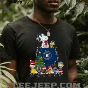 Houston Astros Personalized Christmas Shirt – Peanuts Style Tee For MLB Fans, Kids & Holiday Family Moments