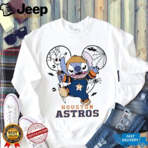 Houston Astros Stitch Michael Halloween 2025 T Shirt