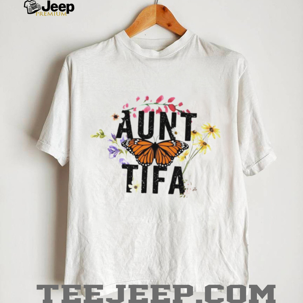 I Am Aunt Tifa Aunties Against Fascists floral shirt I Am Aunt Tifa Aunties Against Fascists floral shirt