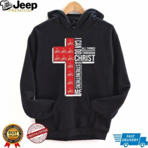 I can do all things through Christ who strengthens me St. Louis Cardinals baseball cross shirt
