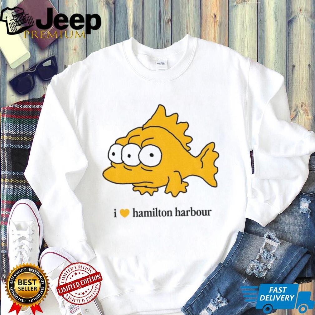 I love Hamilton Harbour orange fish shirt I love Hamilton Harbour orange fish shirt