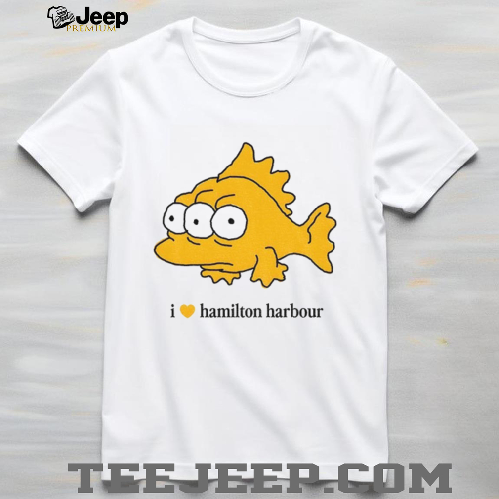 I love Hamilton Harbour orange fish shirt I love Hamilton Harbour orange fish shirt