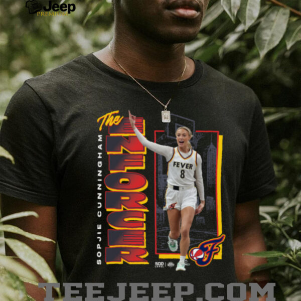 Indiana Fever Merch Sophie Cunningham Indiana Fever The Enforcer T Shirt Hoodie