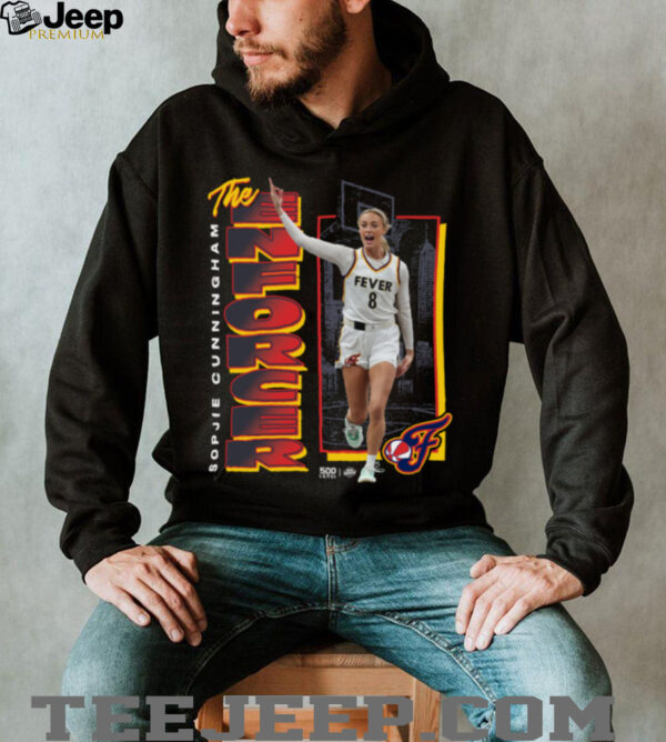 Indiana Fever Merch Sophie Cunningham Indiana Fever The Enforcer T Shirt Hoodie