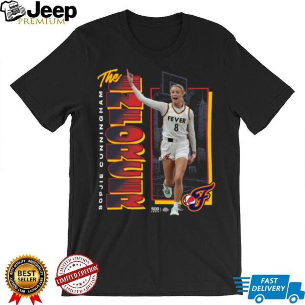 Indiana Fever Merch Sophie Cunningham Indiana Fever The Enforcer T Shirt Hoodie