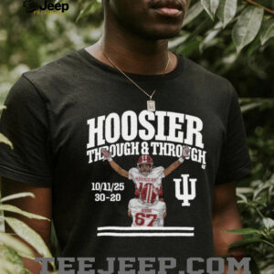 Indiana Hoosier Elijah Sarratt Through & Through Score TShirt