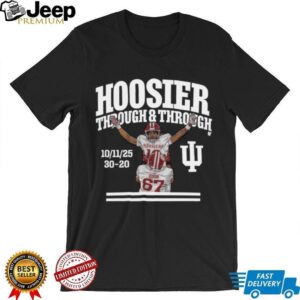 Indiana Hoosier Elijah Sarratt Through & Through Score TShirt