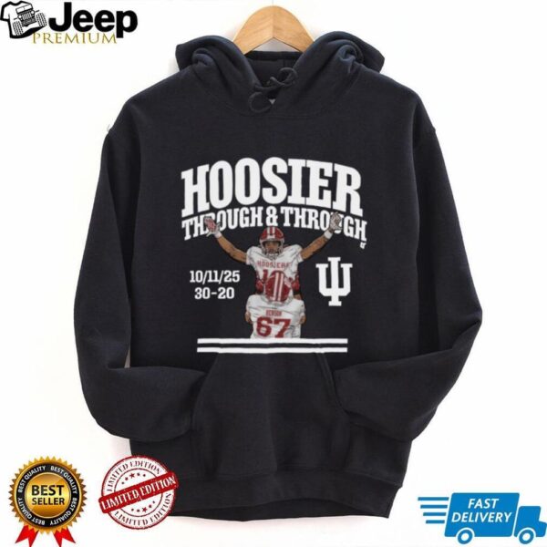 Indiana Hoosier Elijah Sarratt Through & Through Score TShirt