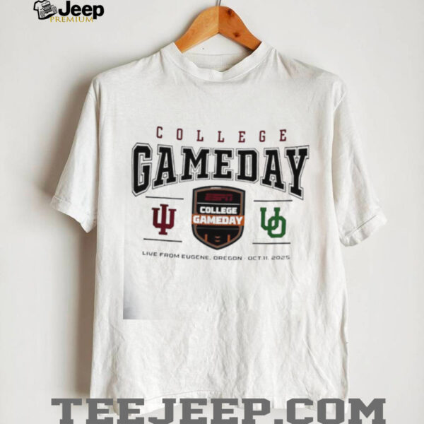 Indiana Hoosiers vs Oregon Ducks College GameDay 2025 shirt