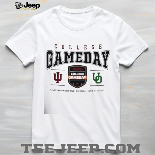 Indiana Hoosiers vs Oregon Ducks College GameDay 2025 shirt