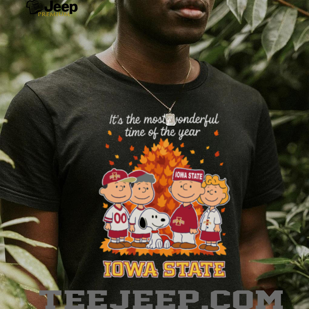 Iowa State Cyclones x Peanuts Fall T Shirt It’s the Most Wonderful Time of the Year Iowa State Cyclones x Peanuts Fall T Shirt It’s the Most Wonderful Time of the Year