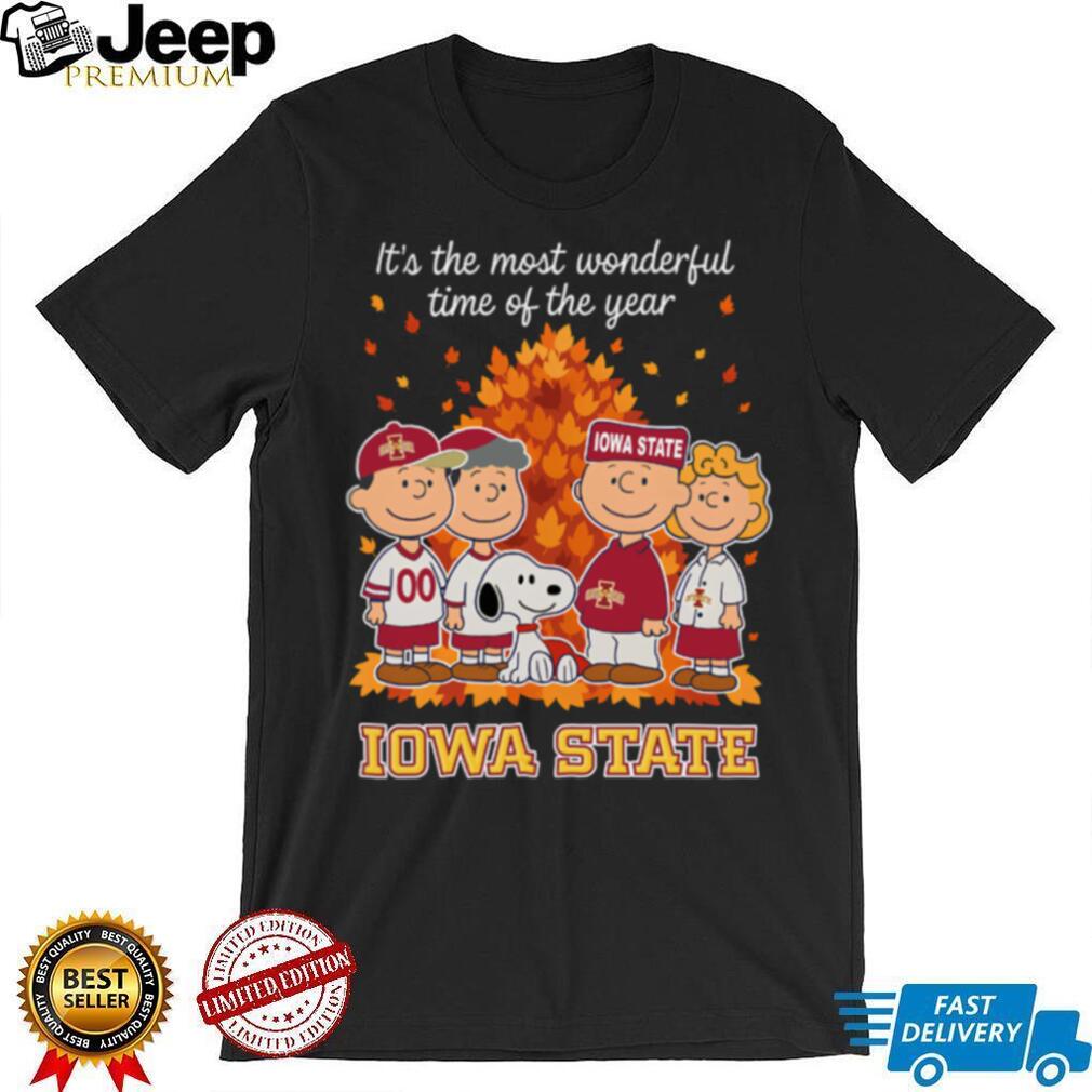 Iowa State Cyclones x Peanuts Fall T Shirt It’s the Most Wonderful Time of the Year Iowa State Cyclones x Peanuts Fall T Shirt It’s the Most Wonderful Time of the Year